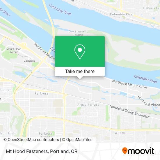 Mt Hood Fasteners map