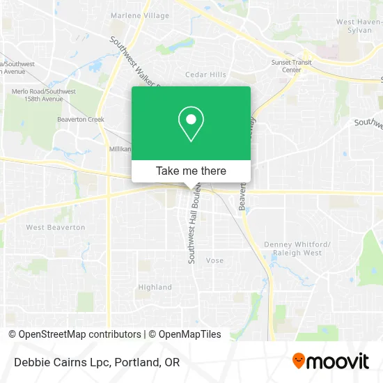 Debbie Cairns Lpc map