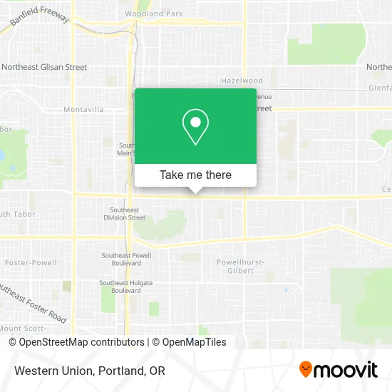 Western Union map
