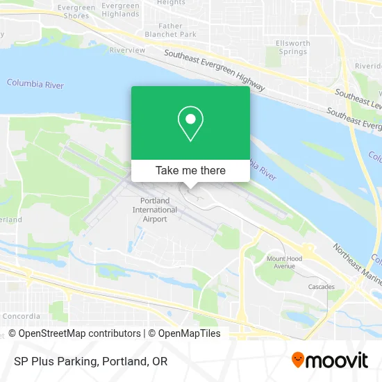 SP Plus Parking map