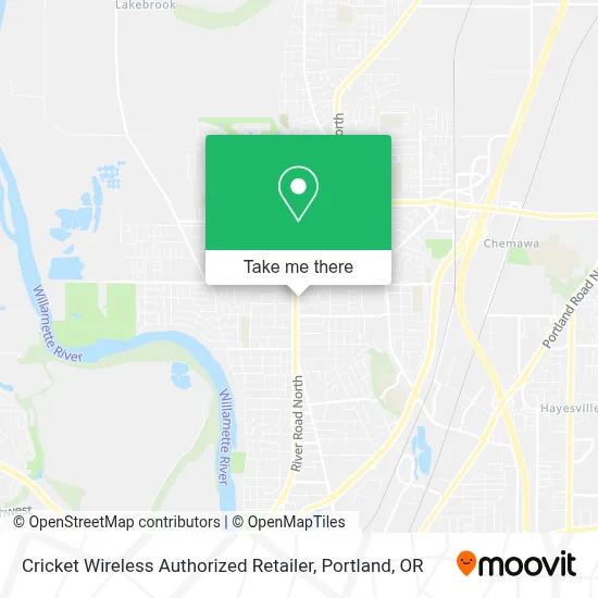 Cricket Wireless Authorized Retailer map