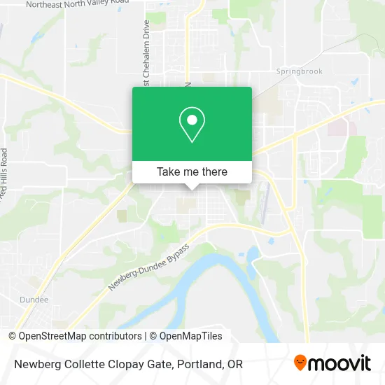 Newberg Collette Clopay Gate map