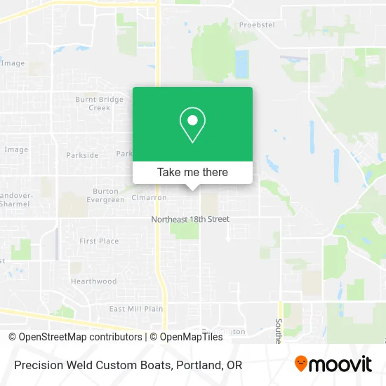 Precision Weld Custom Boats map