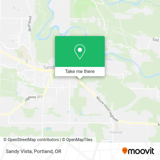 Sandy Vista map