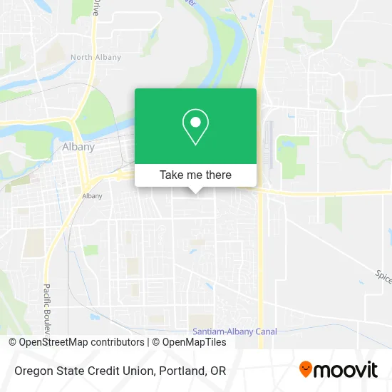 Oregon State Credit Union map