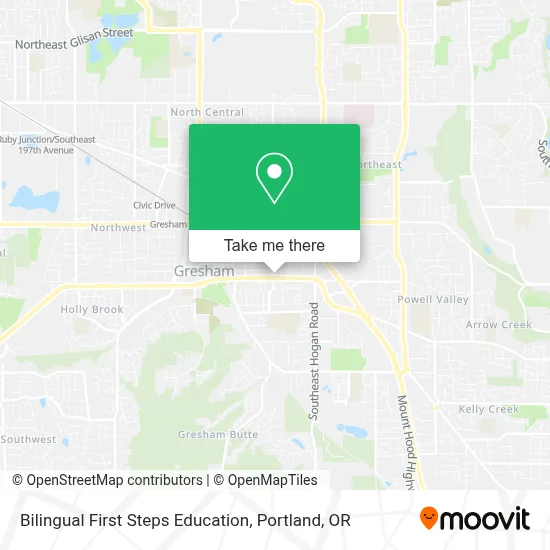 Bilingual First Steps Education map