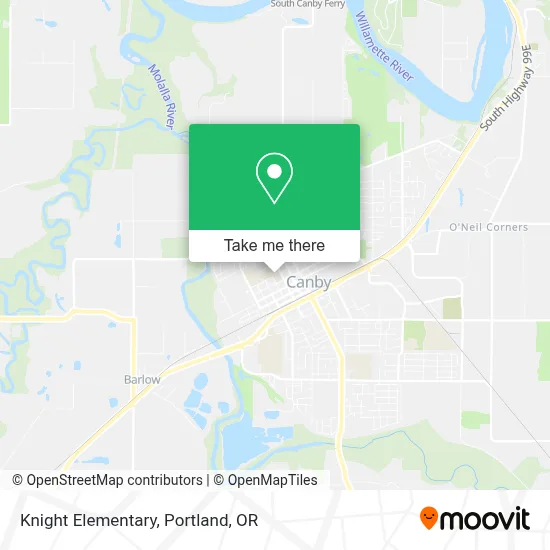 Knight Elementary map