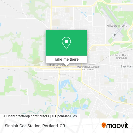 Sinclair Gas Station map