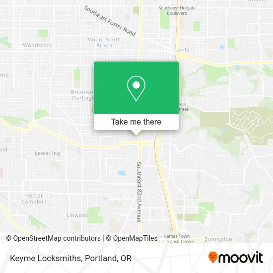 Keyme Locksmiths map
