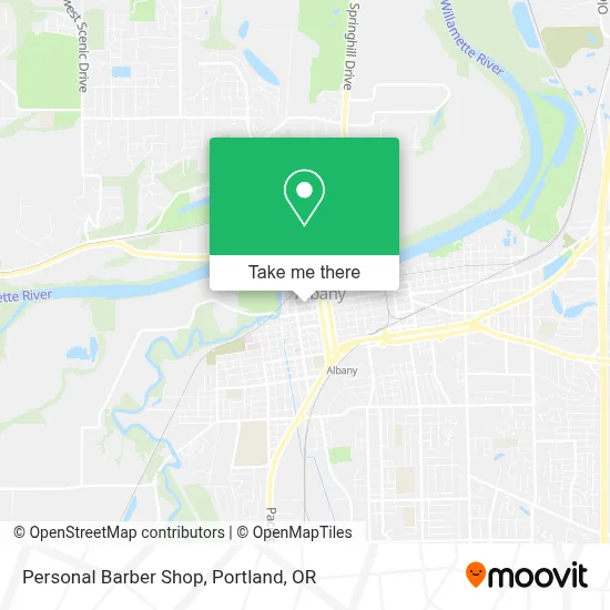 Personal Barber Shop map