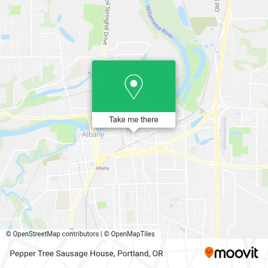 Pepper Tree Sausage House map