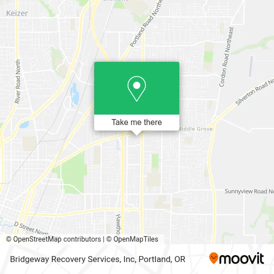 Bridgeway Recovery Services, Inc map