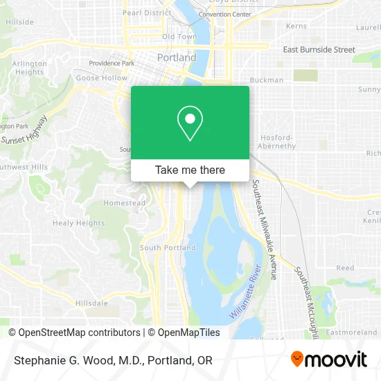 Stephanie G. Wood, M.D. map