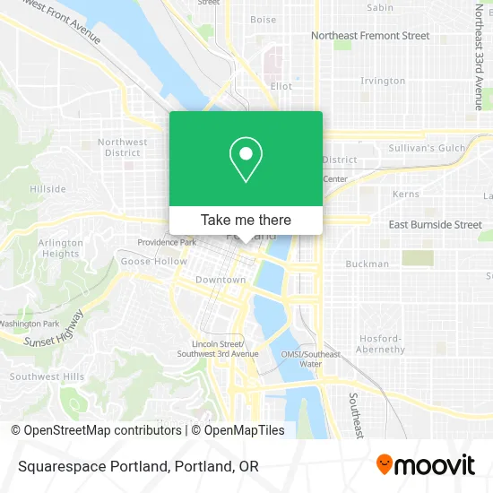 Squarespace Portland map