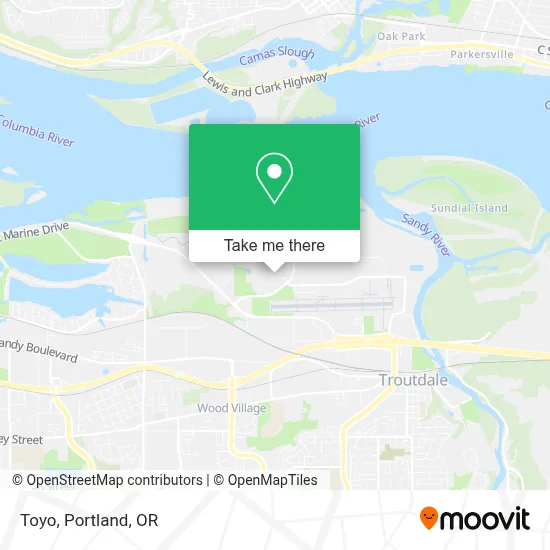 Toyo map