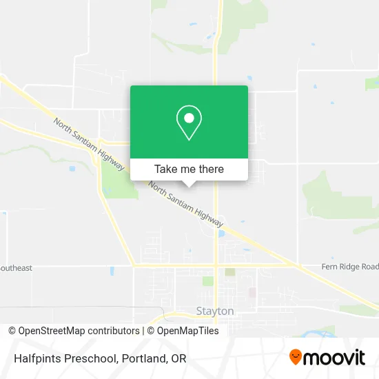 Halfpints Preschool map