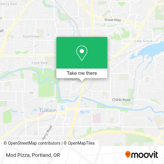 Mod Pizza map