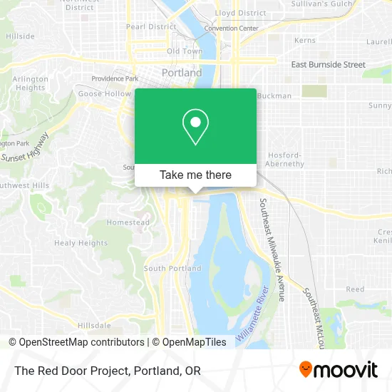The Red Door Project map