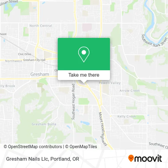 Gresham Nails Llc map