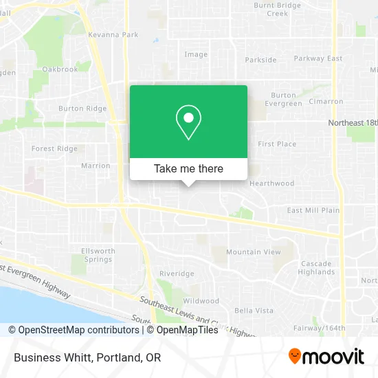 Business Whitt map