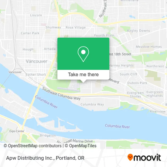 Apw Distributing Inc. map