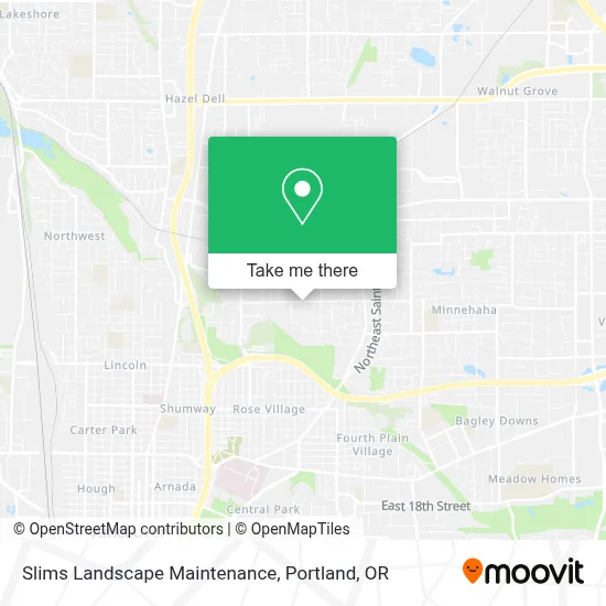 Slims Landscape Maintenance map