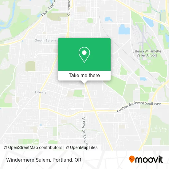 Windermere Salem map