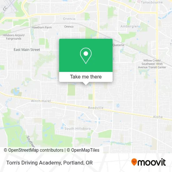 Tom's Driving Academy map