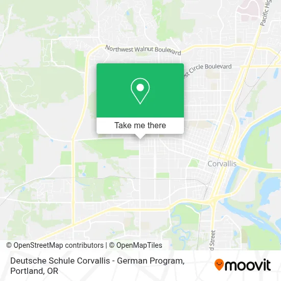 Deutsche Schule Corvallis - German Program map