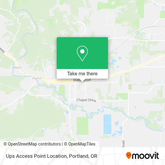 Ups Access Point Location map