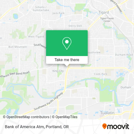 Bank of America Atm map