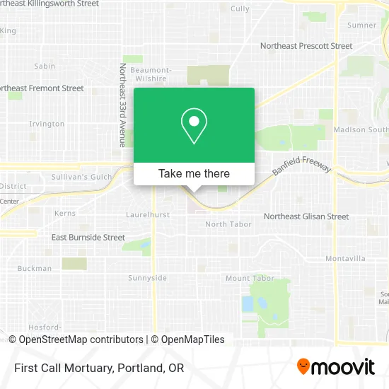 First Call Mortuary map