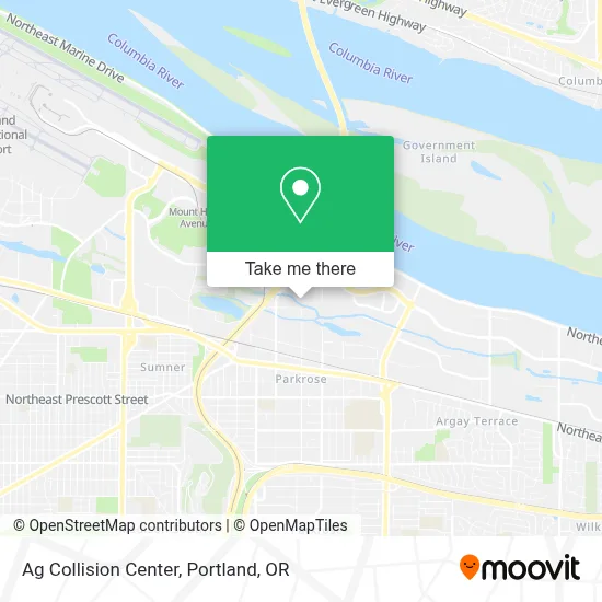 Ag Collision Center map