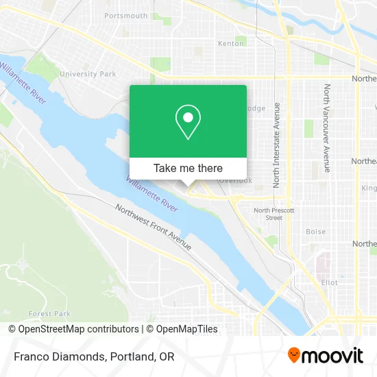 Franco Diamonds map