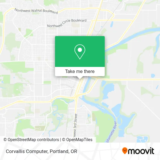 Corvallis Computer map