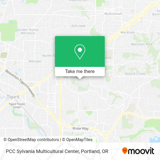 PCC Sylvania Multicultural Center map