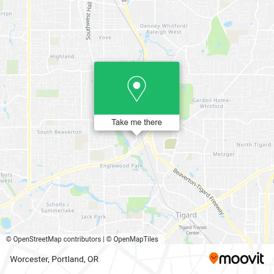 Worcester map