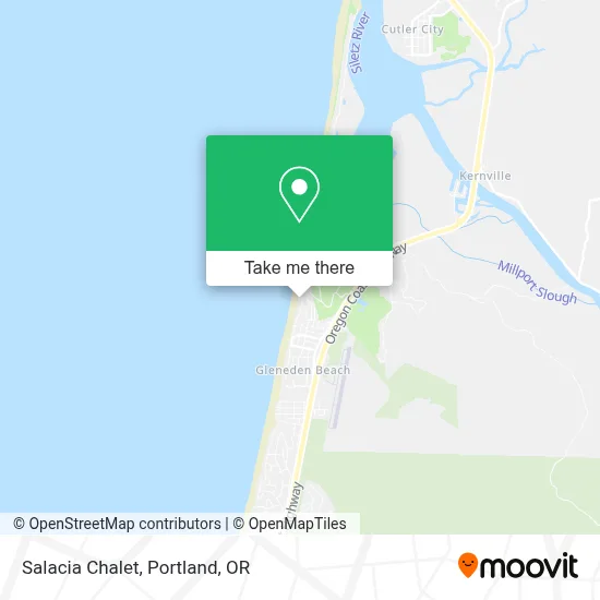 Salacia Chalet map