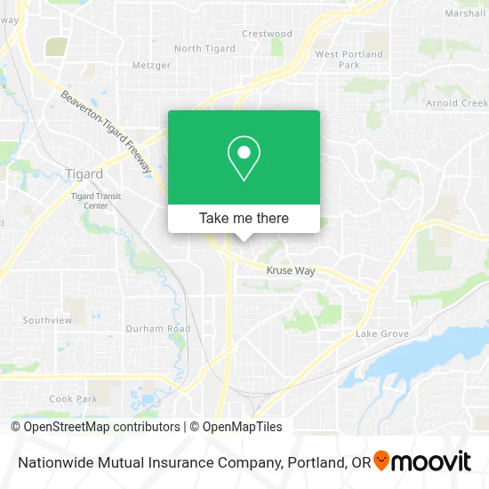 Nationwide Mutual Insurance Company map