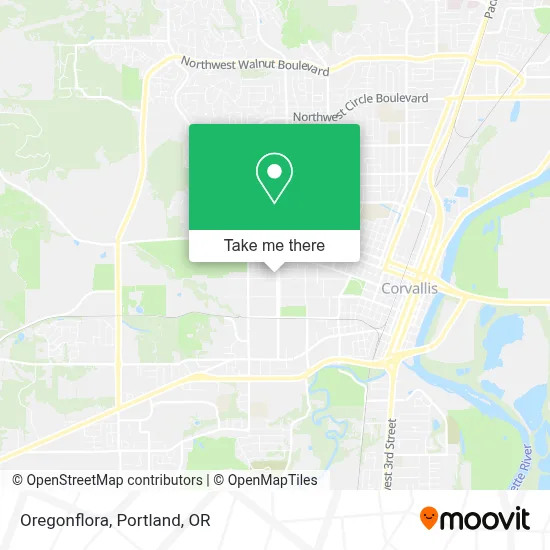 Oregonflora map