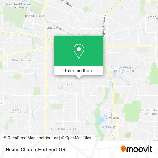 Nexus Church map