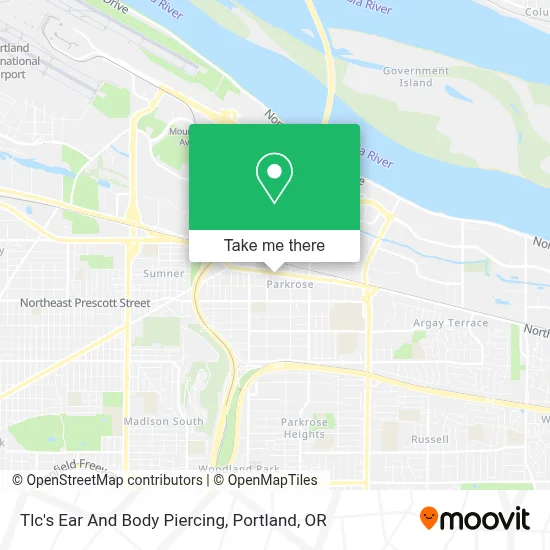 Tlc's Ear And Body Piercing map