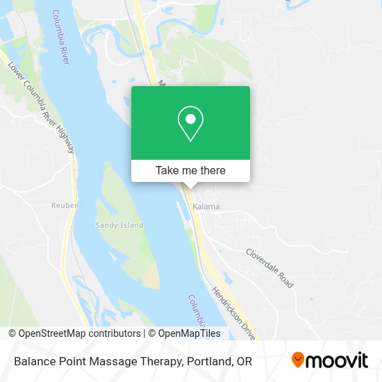 Balance Point Massage Therapy map