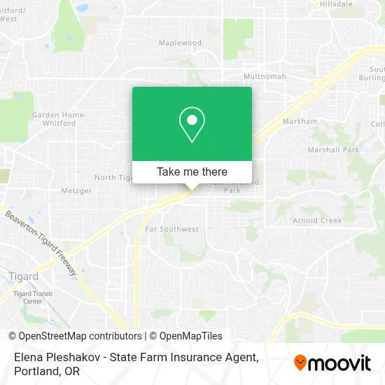 Elena Pleshakov - State Farm Insurance Agent map