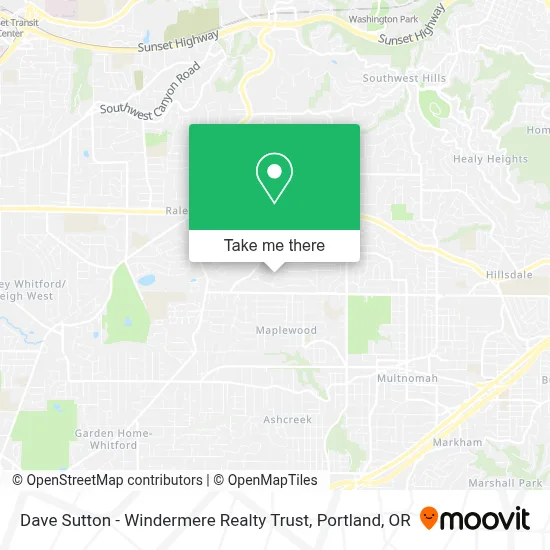 Dave Sutton - Windermere Realty Trust map