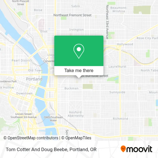 Tom Cotter And Doug Beebe map