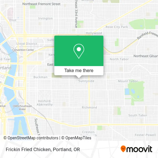 Frickin Fried Chicken map
