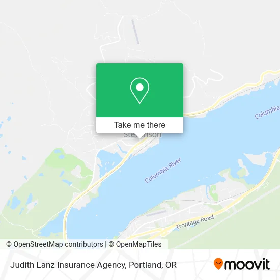 Judith Lanz Insurance Agency map