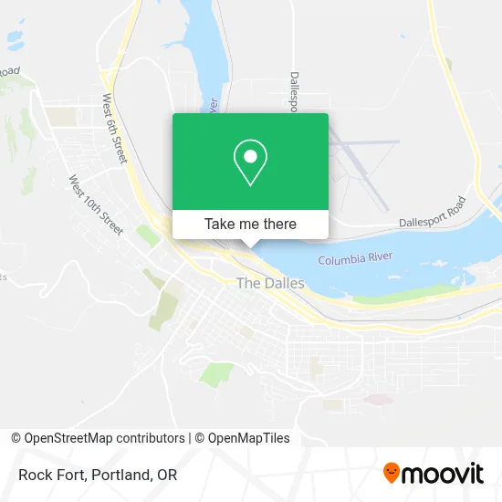 Rock Fort map