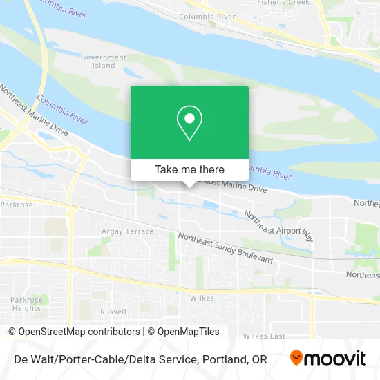 De Walt / Porter-Cable / Delta Service map